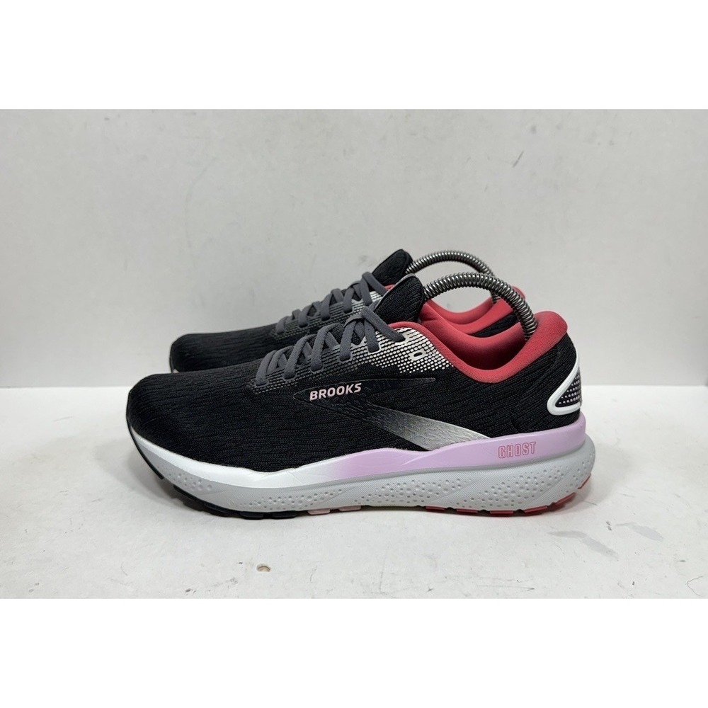 Brooks Ghost 16 Black Raspberry Women's Size 9 Shoe Black 1204071B051 - Picture 3 of 10